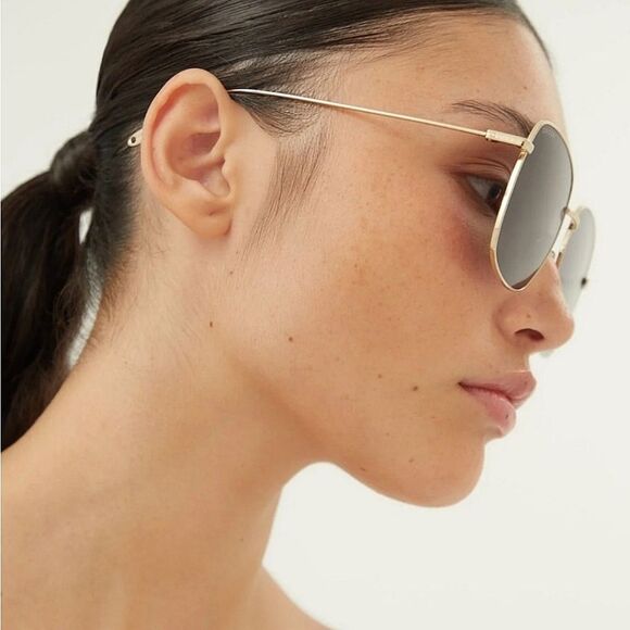 NEW GUCCI GG1031S 009 GOLD GREY SQUARE SUNGLASSES WITH CHARMS - Picture 2 of 15